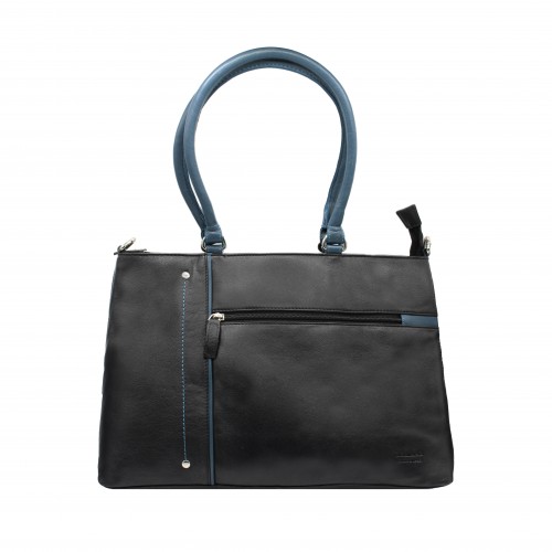 Sac en cuir à double anse 26x33x10,5 cm NIGHTE