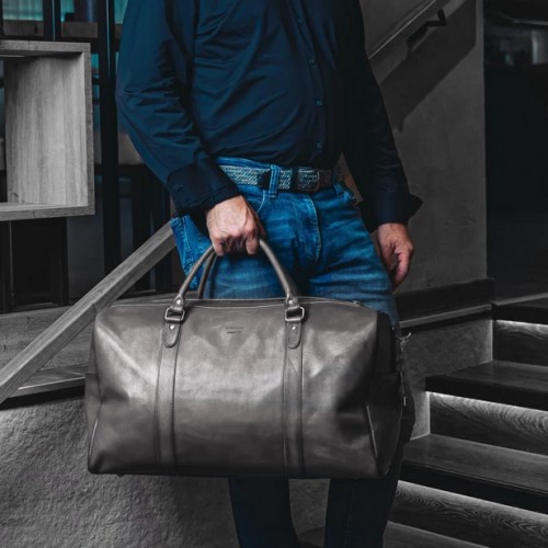 Sac de voyage en cuir 41x54x17,5 cm OCEAN&APACHE