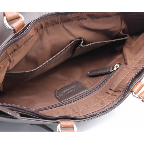 Sac en cuir à double anse 26x33x10,5 cm NIGHTE