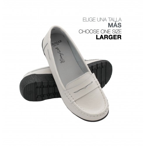Mocassins en cuir avec...