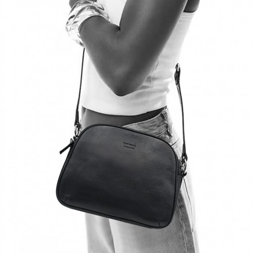 Sac bandoulière en cuir GOTU 28x22x7 cm