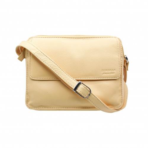 Sac bandoulière en cuir 16x20x5 cm MALIBU