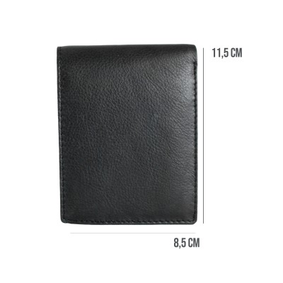 Portefeuille en cuir 11,5x8,5 cm TRIMER