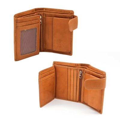 Portefeuille en cuir 11x9 cm TRIS