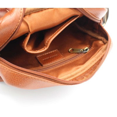 Sac bandoulière en cuir modèle POKO 25x20x7 cm