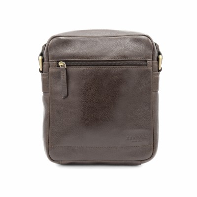 Sac bandoulière en cuir modèle POKO 25x20x7 cm