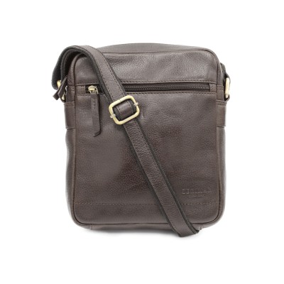 Sac bandoulière en cuir modèle POKO 25x20x7 cm