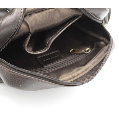 Sac bandoulière en cuir modèle POKO 25x20x7 cm