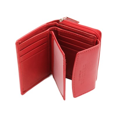 Portefeuille multi-usages en cuir 10x8 cm