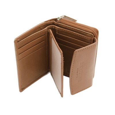 Portefeuille multi-usages en cuir 10x8 cm