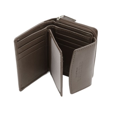 Portefeuille multi-usages en cuir 10x8 cm