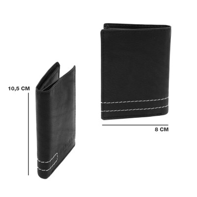 Portefeuille en cuir 10,5x8 cm RELS