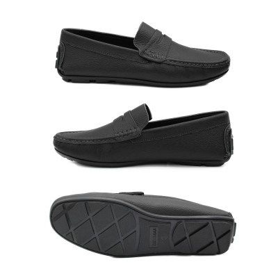 Mocassins en cuir avec masque TERO
