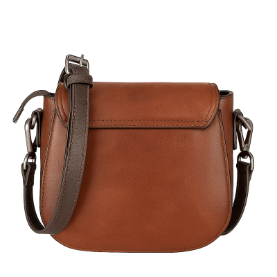 Sac en cuir embossé 19x19x8 cm ROSAE