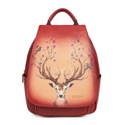 Sac à dos en cuir 32x22x12 cm CIERVO