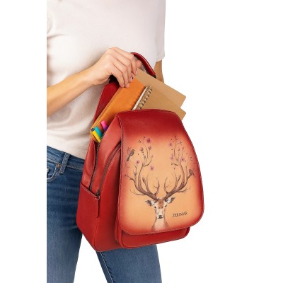 Sac à dos en cuir 32x22x12 cm CIERVO