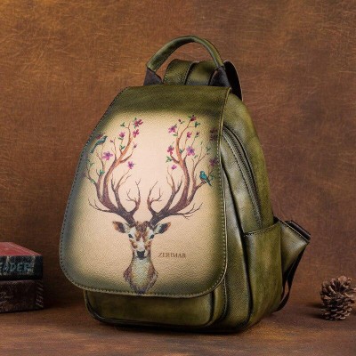 Sac à dos en cuir 32x22x12 cm CIERVO