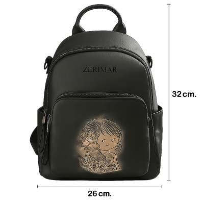 Sac à dos en cuir 32x26x13 cm POLOLA
