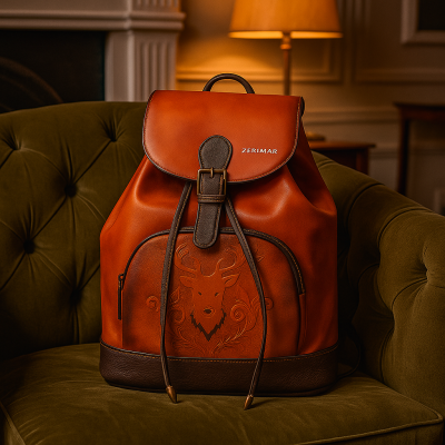 Sac à dos en cuir 36x30x16 cm VENO