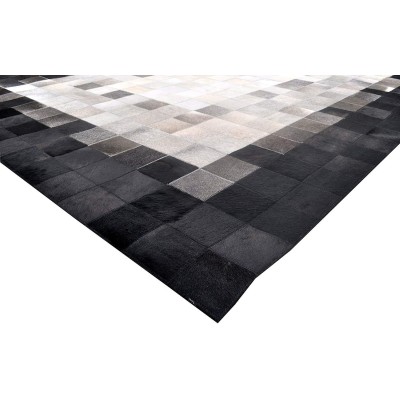 Tapis patchwork en peau de vache EARTH 60x120 cm Zerimar - 6