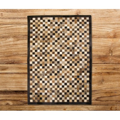 Tapis en peau 180x120 cm CHESS Zerimar - 1