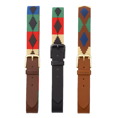 Ceinture en cuir 38 mm modèle AZTEK