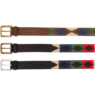 Ceinture en cuir 38 mm modèle AZTEK