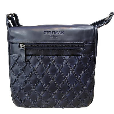 Sac en cuir embossé 26x25x8 cm ZONE