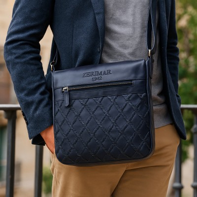 Sac en cuir embossé 26x25x8 cm ZONE