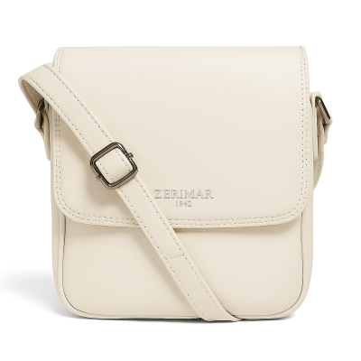 Sac bandoulière en cuir 22x19x6 cm SERA