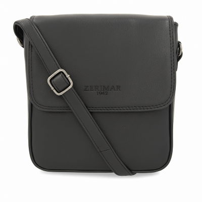 Sac bandoulière en cuir 22x19x6 cm SERA