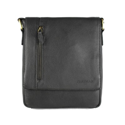 Sac à bandoulière en cuir de style vintage 26x22x7 cm NOCKA