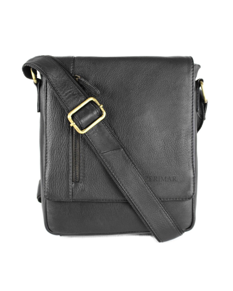 Sac à bandoulière en cuir de style vintage 26x22x7 cm NOCKA Zerimar - 1