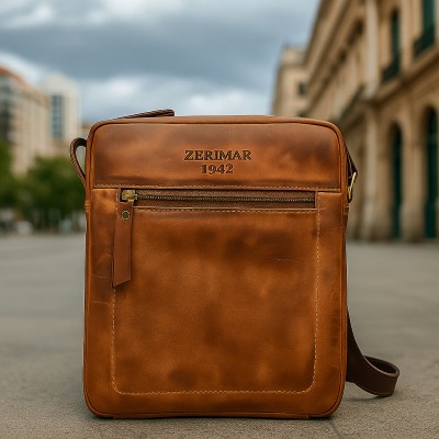 Sac bandoulière en cuir modèle 21x25x6 cm GLOE