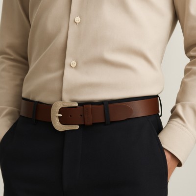 Ceinture en cuir 38 mm modèle COUNTRY