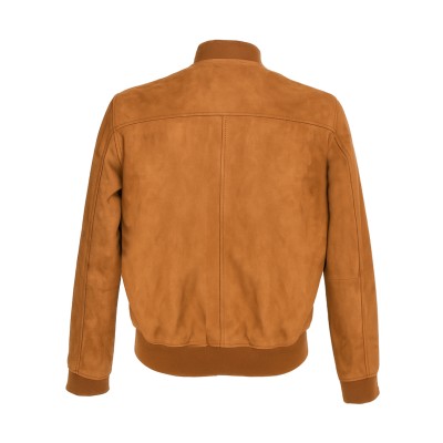 Blouson aviateur en daim pour homme MUSEUM