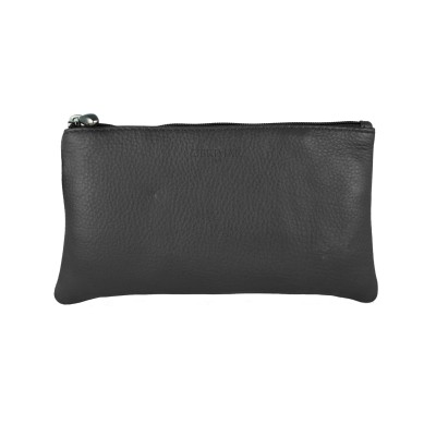 Pochette avec poignée courte et fermeture éclair 21x12 cm