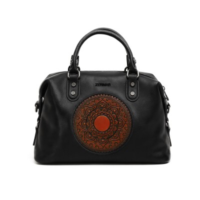 Sac à main en cuir à double anses 32x22x12 cm MILO