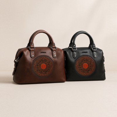 Sac à main en cuir à double anses 32x22x12 cm MILO