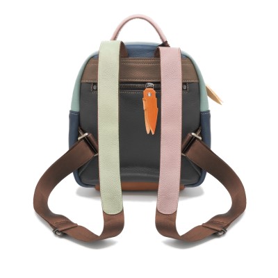 Sac à dos en cuir naturel 24x22x14 cm ZAMAN