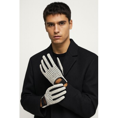 Gants en cuir avec maille pour conducteur