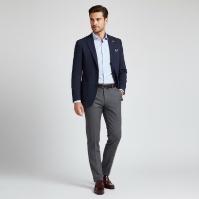 Mocassins homme avec barrette modèle ROGO