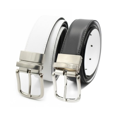 Ceinture cuir réversible modèle DOUBLO 32 mm