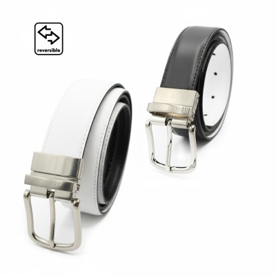 Ceinture cuir réversible modèle DOUBLO 32 mm