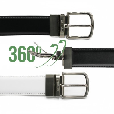 Ceinture cuir réversible modèle DOUBLO 32 mm