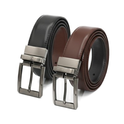 Ceinture en cuir réversible 33 mm modèle BLOKE