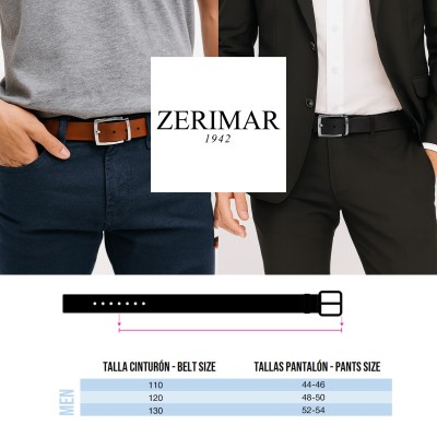 Ceinture en cuir réversible 33 mm modèle VENO