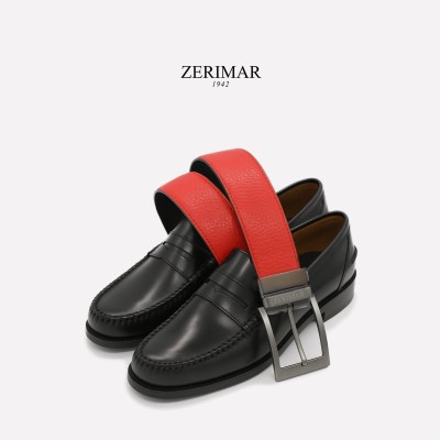 Ceinture en cuir réversible 33 mm modèle COUR