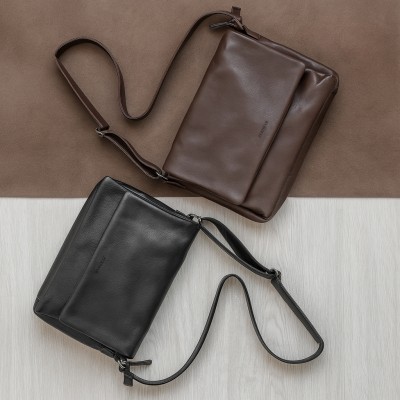 Porte-documents multi-espaces en cuir 26x36x6 cm VALS