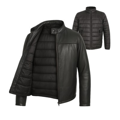 Veste zippée réversible modèle MAZZO